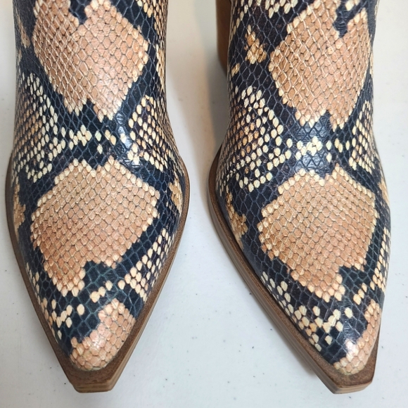 STEVE MADDEN Camryn Snakeskin Booties - Picture 4 of 11